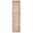thumbnail image 1 of SAFAVIEH Valencia Maria Oriental Polyester Runner Rug, Ivory/Rust, 2' x 8', 1 of 9