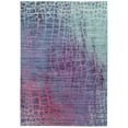 thumbnail image 1 of SAFAVIEH Valencia Nurten Abstract Polyester Area Rug, Blue/Fuchsia, 4' x 6', 1 of 9