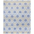 thumbnail image 1 of SAFAVIEH Valencia Raschelle Quatrefoil Polyester Area Rug, Lavender/Gold, 6' x 9', 1 of 7