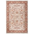 thumbnail image 1 of SAFAVIEH Valencia Renae Medallion Polyester Area Rug, Ivory/Rust, 8' x 10', 1 of 8