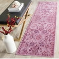 thumbnail image 1 of SAFAVIEH Valencia Rowan Floral Bordered Polyester Runner Rug, Pink/Multi, 2'3" x 8', 1 of 9