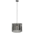 thumbnail image 1 of SAFAVIEH Valley A19 Black Rattan Pendant Light with Black Shade, 1 of 11