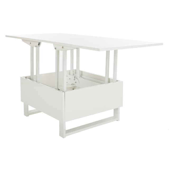 SAFAVIEH Vanna LiftTop Solid Glam Coffee Table, White