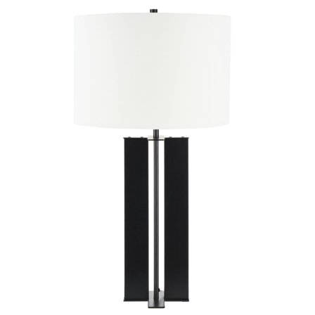 SAFAVIEH Vanya 28 in. Modern Minimalism Table Lamp, Black