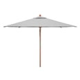 thumbnail image 1 of SAFAVIEH Velop 7.5' Wooden Pulley Market Square Umbrella, Grey, 1 of 6