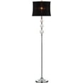 thumbnail image 1 of SAFAVIEH Venezia 61 in. Glam Clear Crystal Floor Lamp with Black Cotton/Polyester Shade, 1 of 7