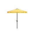 thumbnail image 1 of SAFAVIEH Venice 7.5' Market Crank Square Patio Umbrella, Yellow, 1 of 6