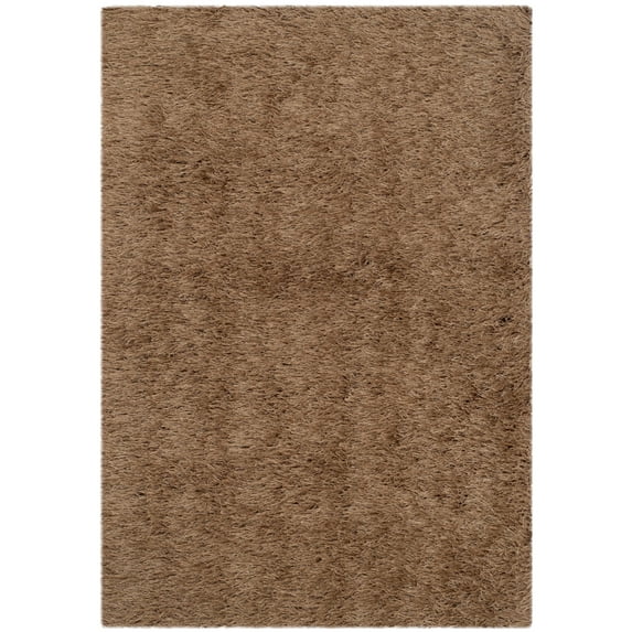 SAFAVIEH Venice Solid Shag Area Rug, Taupe, 2' x 3'