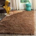 thumbnail image 1 of SAFAVIEH Venice Solid Shag Area Rug, Taupe, 4' x 6', 1 of 7