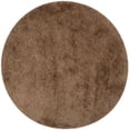 thumbnail image 1 of SAFAVIEH Venice Solid Shag Area Rug, Taupe, 6' x 6' Round, 1 of 5