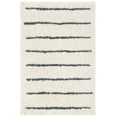 thumbnail image 1 of SAFAVIEH Venus Anuki Striped Shag Area Rug, 2'2" x 4', Ivory/Dark Grey, 1 of 8