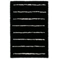 thumbnail image 1 of SAFAVIEH Venus Anuki Striped Shag Area Rug, 5'3" x 7'6", Black/Ivory, 1 of 9