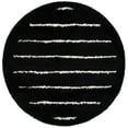 thumbnail image 1 of SAFAVIEH Venus Anuki Striped Shag Area Rug, 6'7" x 6'7" Round, Black/Ivory, 1 of 9