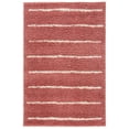 thumbnail image 1 of SAFAVIEH Venus Anuki Striped Shag Area Rug, Pink/Ivory, 5'3" x 7'6", 1 of 9