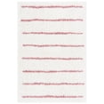 thumbnail image 1 of SAFAVIEH Venus Anuki Striped Shag Runner Rug, Ivory/Pink, 2'2" x 8', 1 of 7
