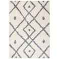 thumbnail image 1 of SAFAVIEH Venus Avaline Abstract Geometric Shag Area Rug, Ivory/Grey, 2'7" x 5', 1 of 10