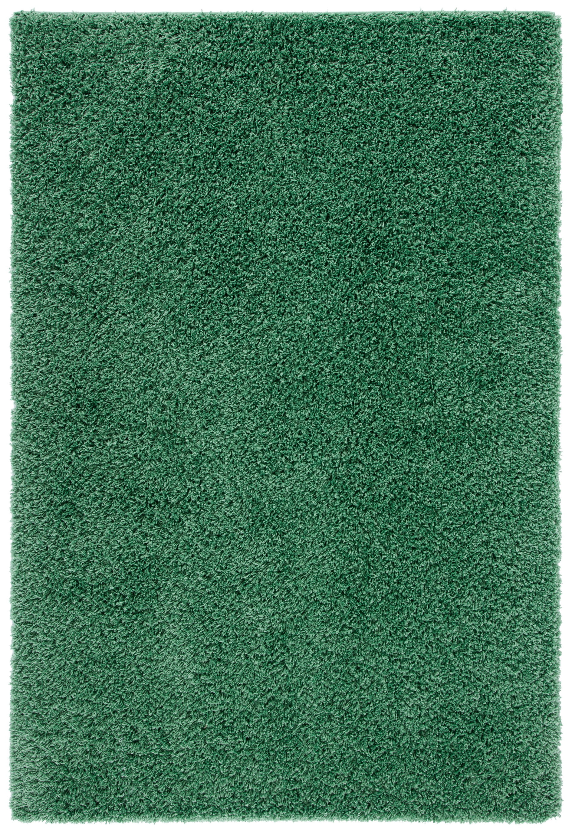 SAFAVIEH Venus Elijah Solid Plush Shag Area Rug, 4' x 6', Green