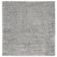 thumbnail image 1 of SAFAVIEH Venus Elijah Solid Plush Shag Area Rug, Grey, 5'3" x 5'3" Square, 1 of 9