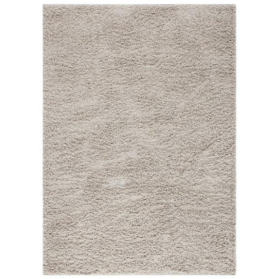 SAFAVIEH Venus Elijah Solid Plush Shag Area Rug, Taupe, 8' x 10'