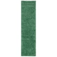 thumbnail image 1 of SAFAVIEH Venus Elijah Solid Plush Shag Runner, 2'2" x 8', Green, 1 of 8