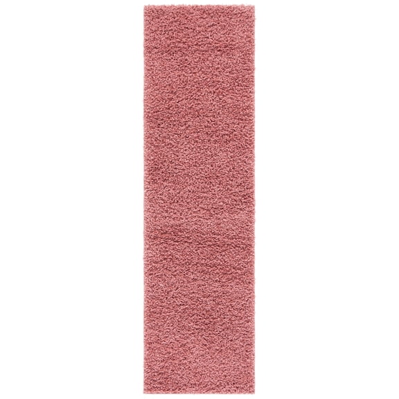 SAFAVIEH Venus Elijah Solid Plush Shag Runner, 2'2" x 8', Pink