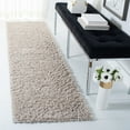 thumbnail image 1 of SAFAVIEH Venus Elijah Solid Plush Shag Runner Rug, Taupe, 2'2" x 8', 1 of 6
