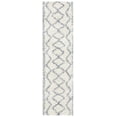thumbnail image 1 of SAFAVIEH Venus Jonah Abstract Geometric Shag Runner Rug, Ivory/Grey, 2'2" x 8', 1 of 4
