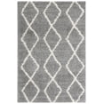 thumbnail image 1 of SAFAVIEH Venus Nanda Geometric Shag Area Rug, 8' x 10', Grey/Ivory, 1 of 9