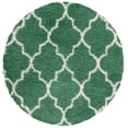 thumbnail image 1 of SAFAVIEH Venus Shag Waverly Trellis Area Rug, Green/Ivory, 6'7" x 6'7" Round, 1 of 8