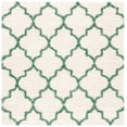 thumbnail image 1 of SAFAVIEH Venus Shag Waverly Trellis Area Rug, Ivory/Green, 6'7" x 6'7" Square, 1 of 8