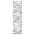 thumbnail image 1 of SAFAVIEH Venus Susan Abstract Geometric Shag Runner Rug, Ivory/Grey, 2'2" x 8', 1 of 5
