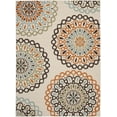 thumbnail image 1 of SAFAVIEH Veranda Axum Geometric Indoor/Outdoor Area Rug, 8' x 10', Cream/Terracotta, 1 of 4