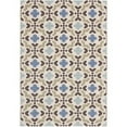 thumbnail image 1 of SAFAVIEH Veranda Branson Geometric Indoor/Outdoor Area Rug, 5'3" x 7'7", Cream/Aqua, 1 of 10
