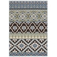 thumbnail image 1 of SAFAVIEH Veranda Dogon Geometric Indoor/Outdoor Area Rug, Chocolate/Blue, 2' x 3'7", 1 of 6
