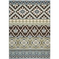 thumbnail image 1 of SAFAVIEH Veranda Dogon Geometric Indoor/Outdoor Area Rug, Chocolate/Blue, 8' x 10', 1 of 6