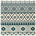 thumbnail image 1 of SAFAVIEH Veranda Dogon Southwestern Indoor/Outdoor Area Rug, 6'7" x 6'7" Square, Turquoise/Blue, 1 of 9