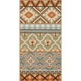thumbnail image 1 of SAFAVIEH Veranda Dogon Southwestern Indoor/Outdoor Area Rug, 8' x 11'2", Green/Terracotta, 1 of 9
