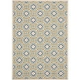 thumbnail image 1 of SAFAVIEH Veranda Jantar Geometric Indoor/Outdoor Area Rug, 4' x 5'7", Cream/Green, 1 of 10