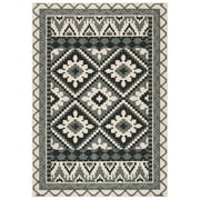 SAFAVIEH Veranda Johann Geometric Indoor/Outdoor Area Rug, Beige/Grey, 2'7" x 5'