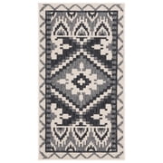 SAFAVIEH Veranda Johann Geometric Indoor/Outdoor Area Rug, Beige/Grey, 2'7" x 5'
