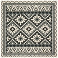 thumbnail image 1 of SAFAVIEH Veranda Johann Geometric Indoor/Outdoor Area Rug, Beige/Grey, 3' x 3' Square, 1 of 5