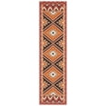 thumbnail image 1 of SAFAVIEH Veranda Johann Geometric Indoor/Outdoor Runner Rug, Rust/Red, 2'3" x 6'7", 1 of 7