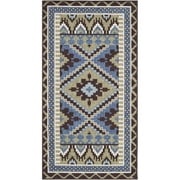 SAFAVIEH Veranda Johann Southwestern Indoor/Outdoor Area Rug, 2'7" x 5', Green/Chocolate