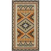 SAFAVIEH Veranda Johann Southwestern Indoor/Outdoor Area Rug, 2' x 3'7", Green/Terracotta