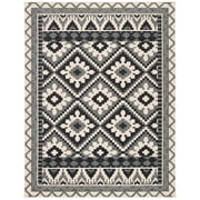 SAFAVIEH Veranda Johann Southwestern Indoor/Outdoor Area Rug, 8' x 10', Beige/Grey