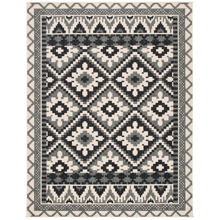 SAFAVIEH Veranda Johann Southwestern Indoor/Outdoor Area Rug, 8' x 10', Beige/Grey