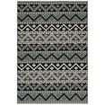 thumbnail image 1 of SAFAVIEH Veranda Luwig Geometric Indoor/Outdoor Area Rug, Black/Beige, 2'7" x 5', 1 of 6