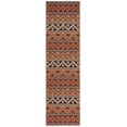 thumbnail image 1 of SAFAVIEH Veranda Luwig Geometric Indoor/Outdoor Runner Rug, Rust/Red, 2'3" x 8', 1 of 8