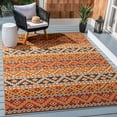 thumbnail image 1 of SAFAVIEH Veranda Luwig Southwestern Indoor/Outdoor Area Rug, 5'3" x 7'7", Rust/Red, 1 of 6