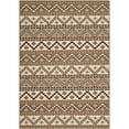 thumbnail image 1 of SAFAVIEH Veranda Luwig Southwestern Indoor/Outdoor Area Rug, 6'7" x 9'6", Cream/Brown, 1 of 10